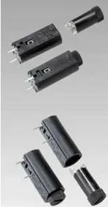 UL certification PTF-45 vertical 5 * 20 fuse holder horizontal line fuse holder glass
