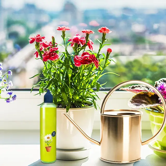 Folyékony Tápanyag Kültéri És Beltéri Növények Számára Növényi Tápanyagoldat Műtrágya Bambusz Virág Cserepes Zöld Koncentrátum - Image 4