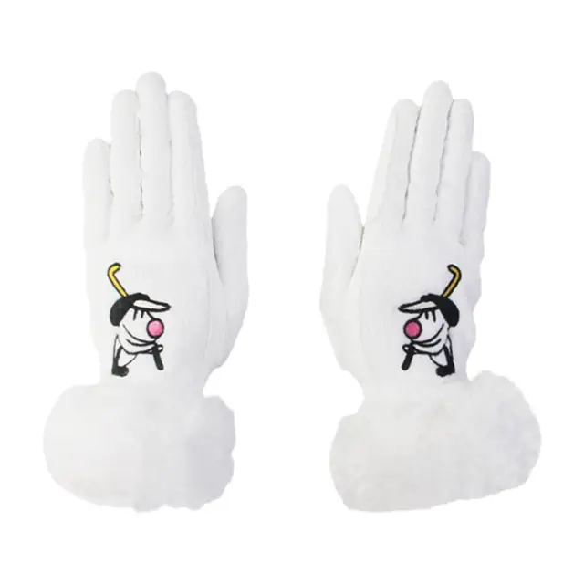 1 Pair of Golf Gloves Winter Non Slip Women Glove for Outdoor Hiking Biking