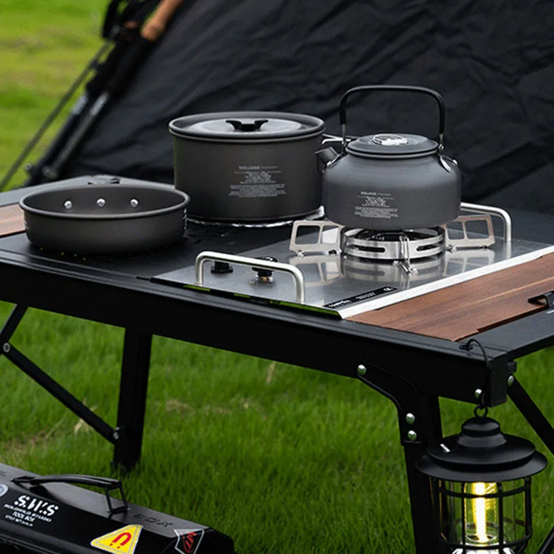 屋外 調理器具セット キャンプ アウトドア ストーブ アルコールバーナー ハイキング ポータブル 鍋 ポット Amazon | アウトドアポット防風キャンプピクニックポータブル