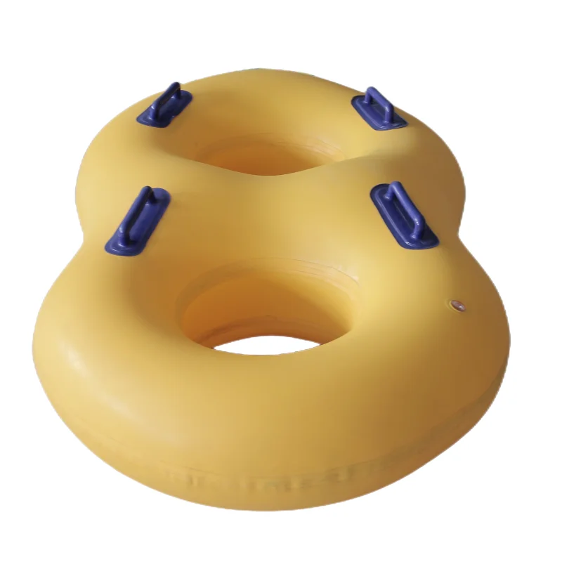 The inflatable swimming ring is used on the water, with strong air tightness and bright color inflatable swimming ring fun bright color unique snake shape swimming ring beach supply float ring underarm circle