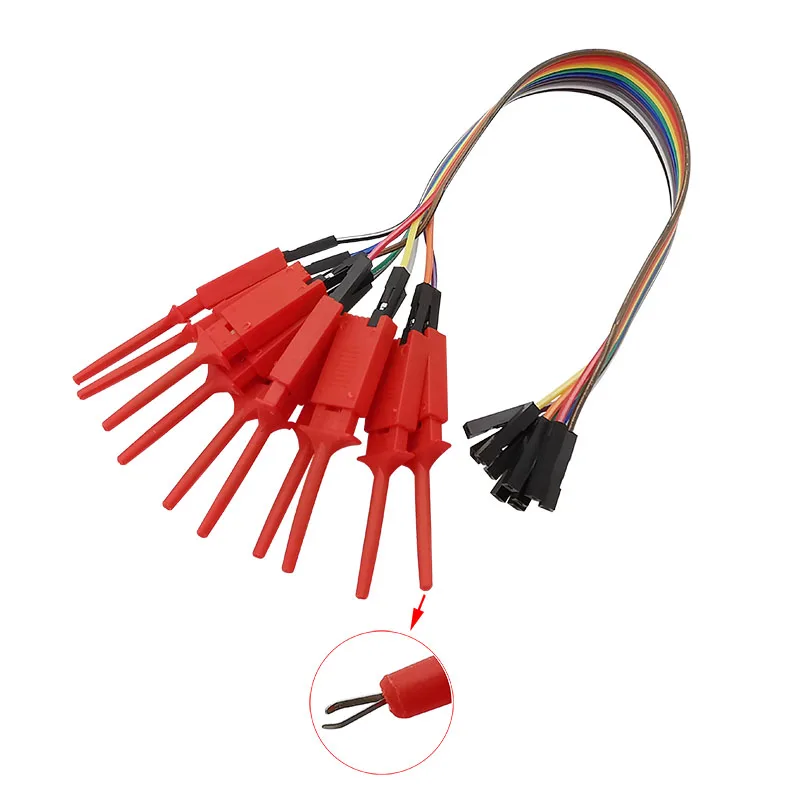 20cm 30cm hoch effiziente Test haken clips Logik analysator Kabel greifer Sonden test klemmens atz 5 Farben – Detail 1