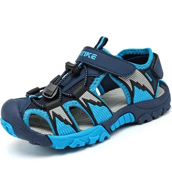 Sandali da spiaggia estivi per ragazzi, comode scarpe antinfortunistiche con punta chiusa 1