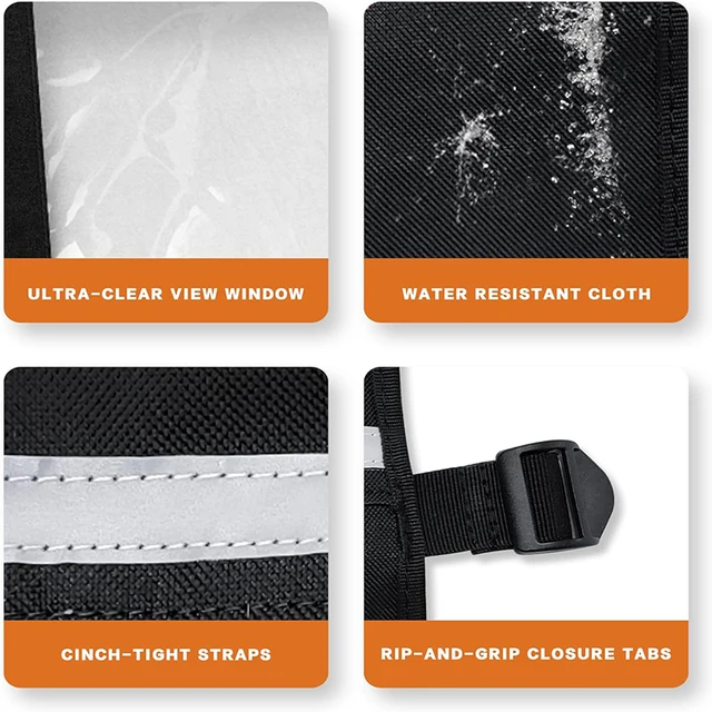 For UTV Rear Windshield,Back Window Compatible with Polaris RZR 1000 XP, XP 4 1000 3