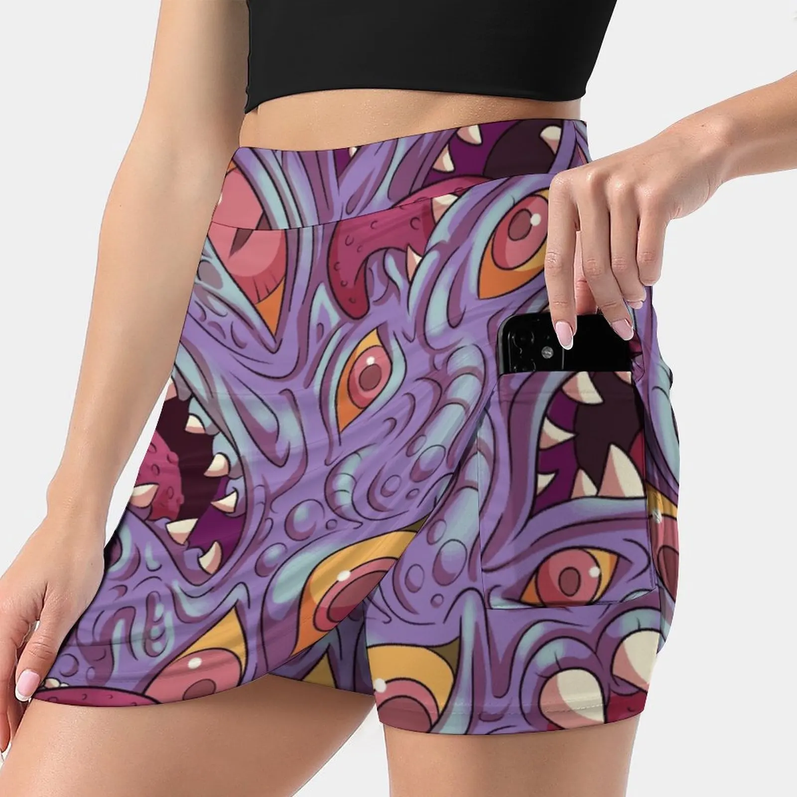 Gonna Da Donna Modello Lovecraftian Gonne Cosmetiche New Fashion Gonne Corte Lovecraftian Lovecraft Helmet Ritch Horror Cthulhu