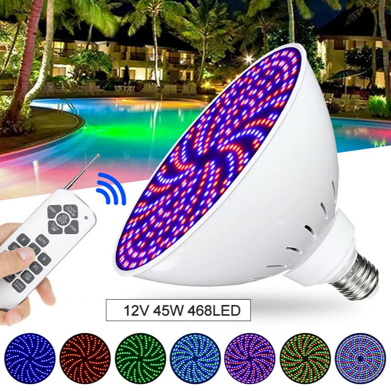 Par38 RGB Underwater Lamp IP68 Led Swimming Pool Light Multi Color Led
