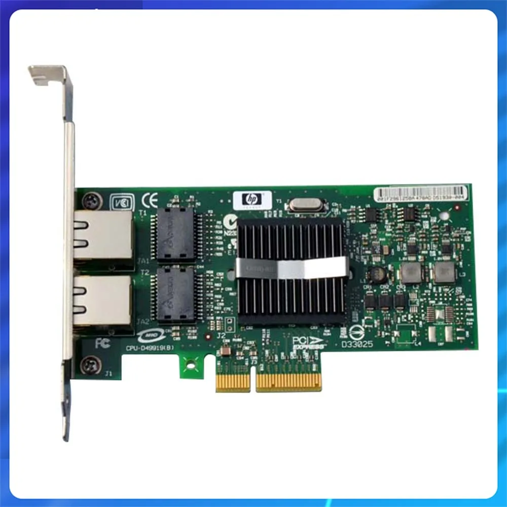 Оригинальный 412648-B21 412646-001 412651-001 для HP NC360T PCI-E гигабитная сетевая карта PCI Express двухпортовый адаптер Ethernet NIC гигабитная волоконная сетевая карта nic один порт sfp sc 1000 мбит с pci express ethernet lan адаптер 20 км через дуплексное волокно smf