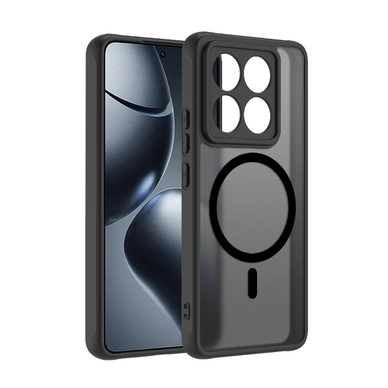 Magnetic Charging Soft TPU Matte Case - Translucent Frosted Shockproof Cover