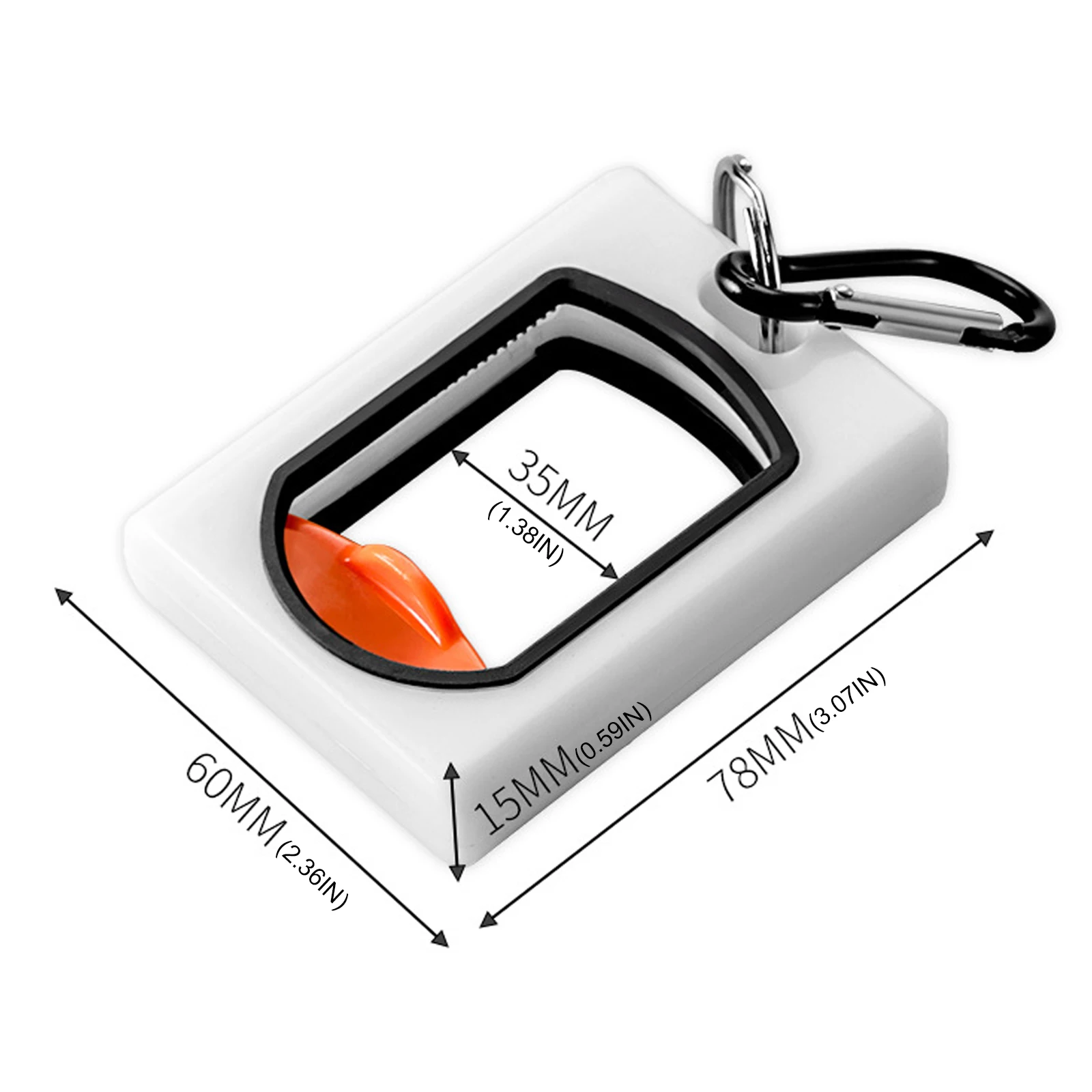 Square Cable Tie Organizer Portable Fluorescent Cable Tie Holder Reusable Cable Ties Storage Tool Electrical Wire Tie Organizer