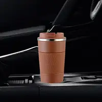 Leak-proof Coffee Cup with Lid 380ml Coffee Tumbler Stainless Steel Insulated Coffee Travel Mug with Leakproof for Hot for Men 6