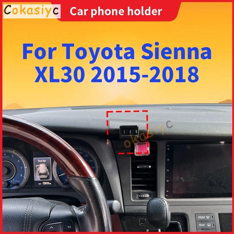 Toyota Sienna XL30 2015 2016-2018 용 자동차 휴대 전화 마운트 무..