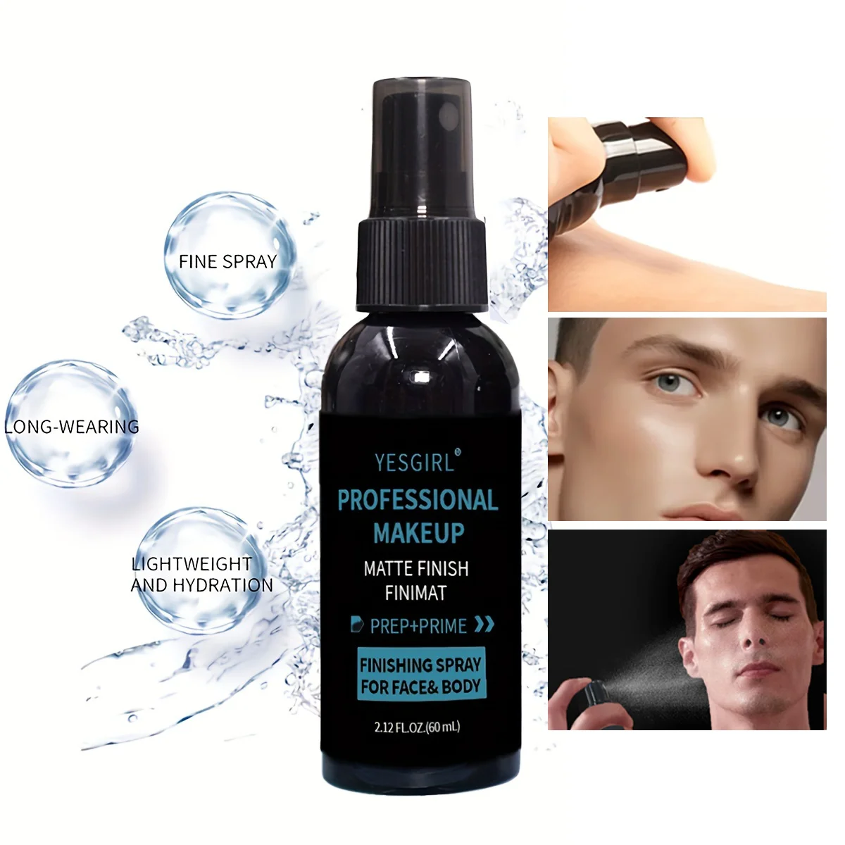 Clear and Separate Primer Spray Set Invisible Pore Silky Moisturizing Primer Set