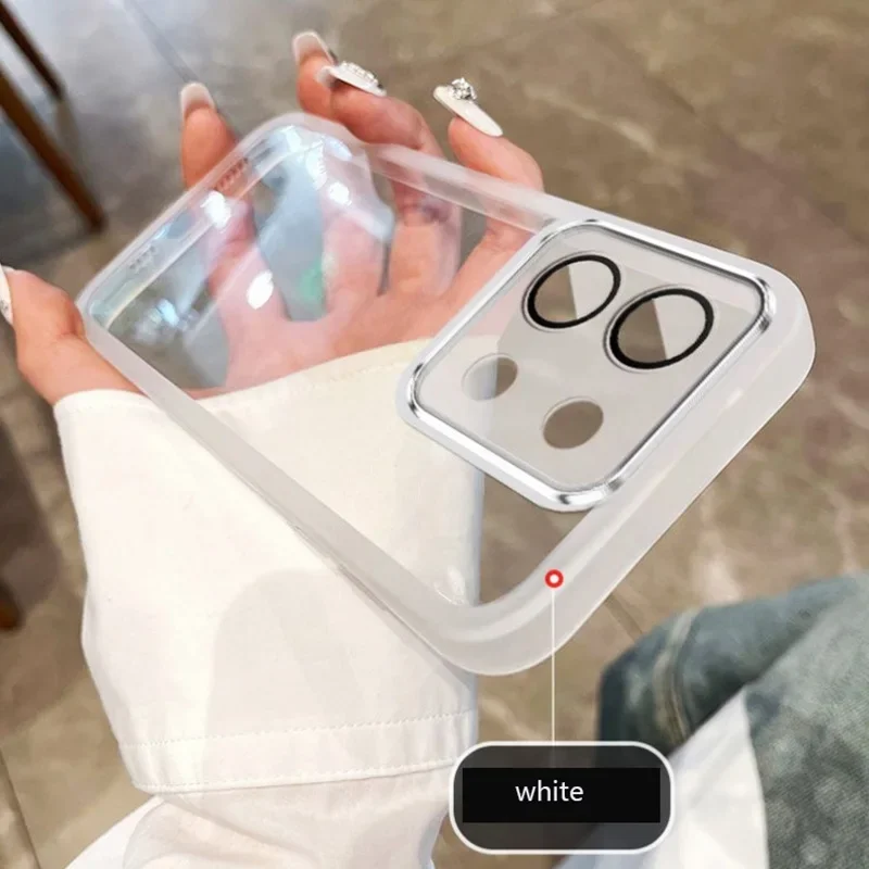 Transparent Silicone Case with Lens Protection