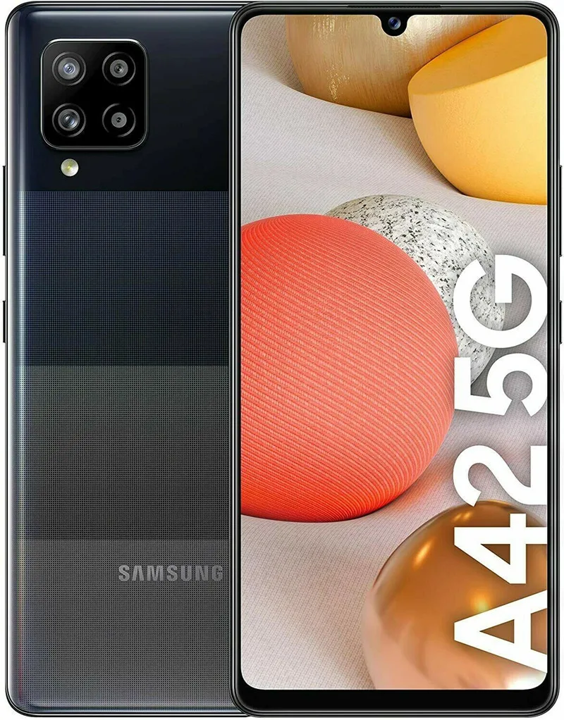 Samsung Galaxy a42スマートフォン,5g,オリジナル,デュアルSIM