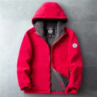 2024 New Winter Warm Fleece Jacket Hooded Pocket High Quality Design Warm Casual Norway Polar Jacket Cold-Proof Overcoat Outwear 1