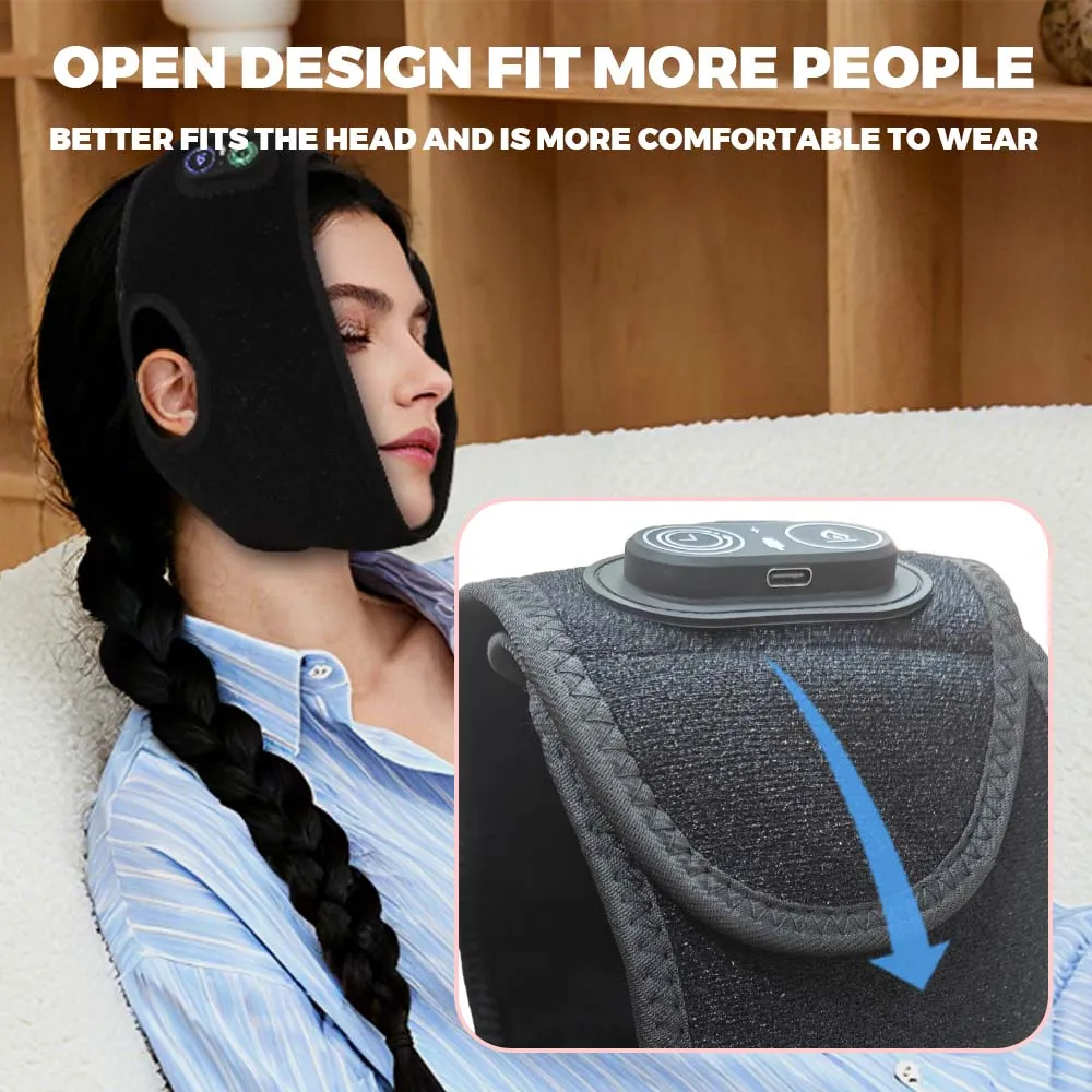 Electric Heated Adjustable Dental Belt Hot Compress for Face Jaw Chin Wisdom Teeth 3 Levels Heating 3 Timer Settings