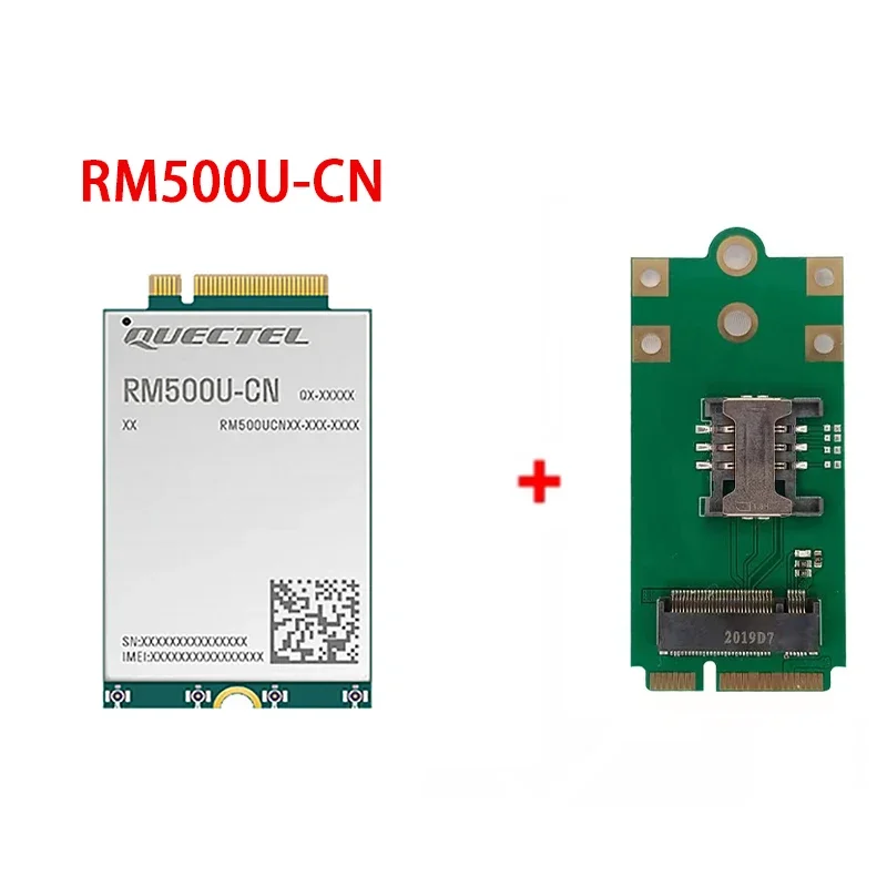 100% Chip Quectel Rm500U-Cn Nuovi E Originali Rm500U Iot/Embb-Modulo 5G Cat 16 M.2 Ottimizzato Con Adattatore Di Tipo C