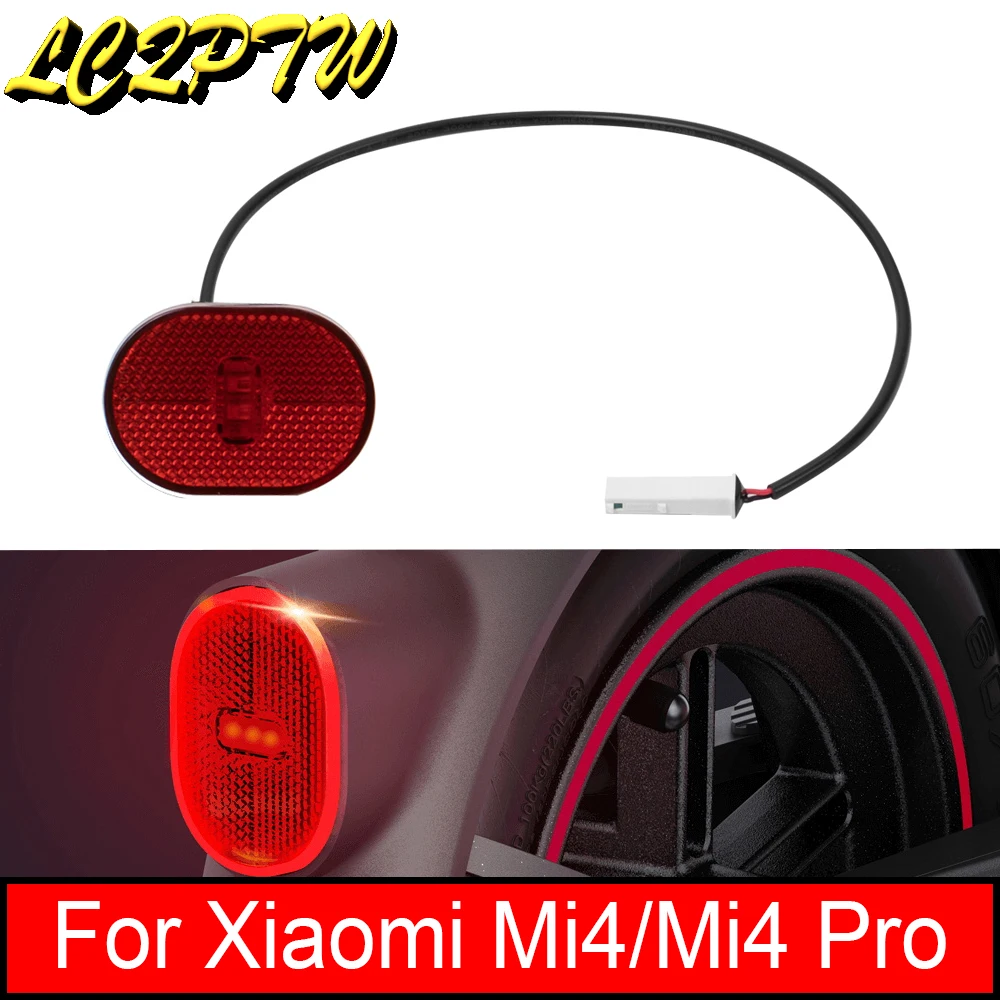 Parafango Fanale Posteriore Lampada Di Arresto Per Xiaomi 4 Scooter Elettrico Mi4 Pro Parafango Fanale Posteriore Lampada Led Spia Accessori