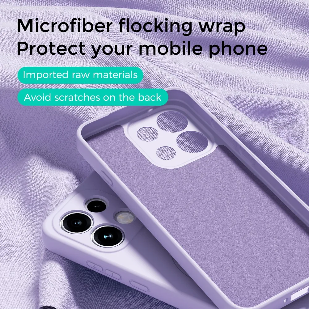 Smooth Liquid Silicone Shockproof Case - ABEEL Back Panel