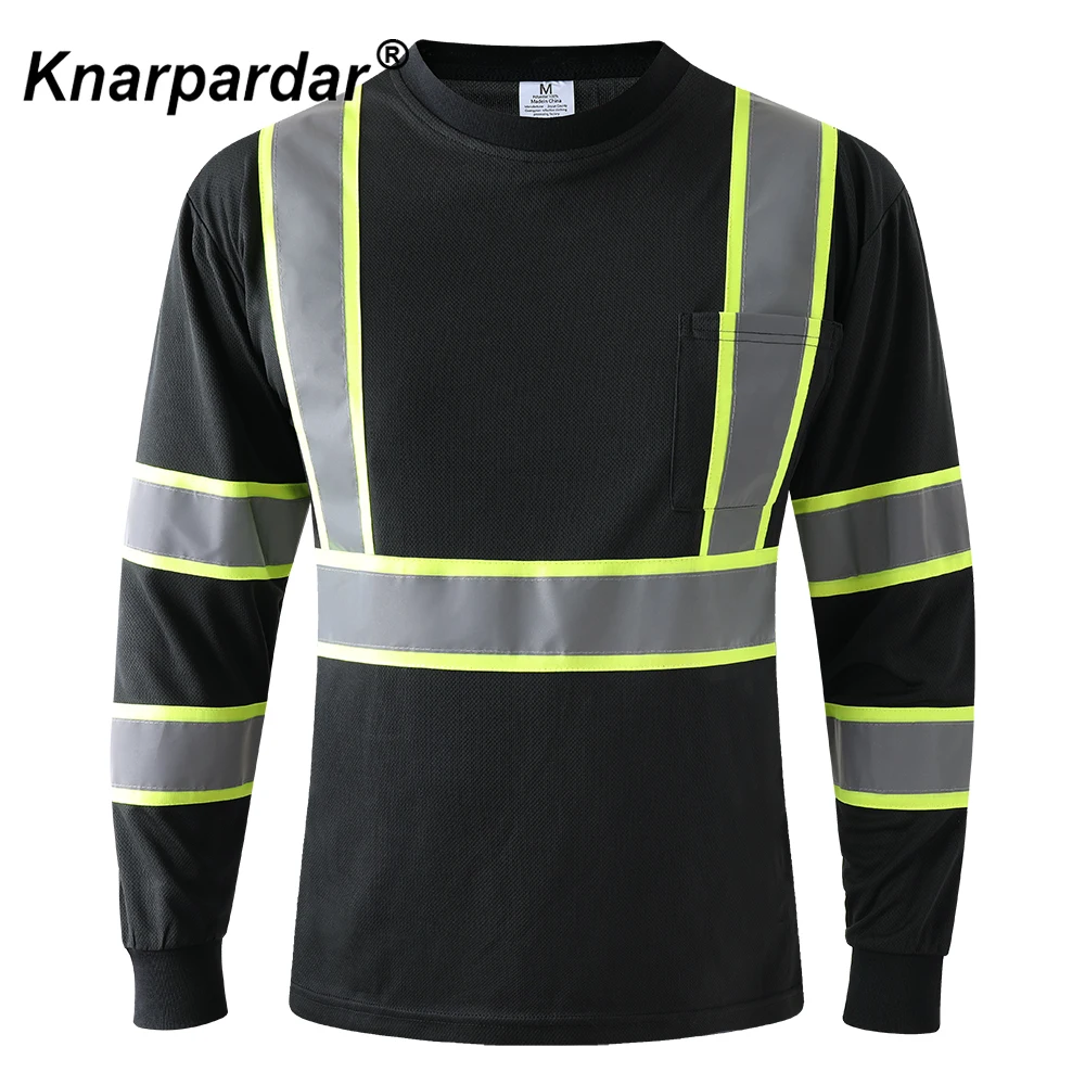 S-3XL 블랙 작업복 안전셔츠 (남성용, 로고 인쇄 가능) 엔지니어링 작업복, 운송 작업복