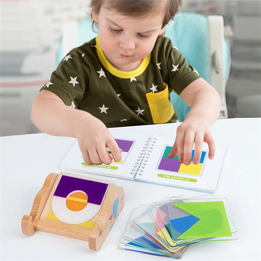 

Montessori Materials Light Table Shape Learning Eudcation Educational Toys Montessori Fine Motor Skill Children Gift D65Y