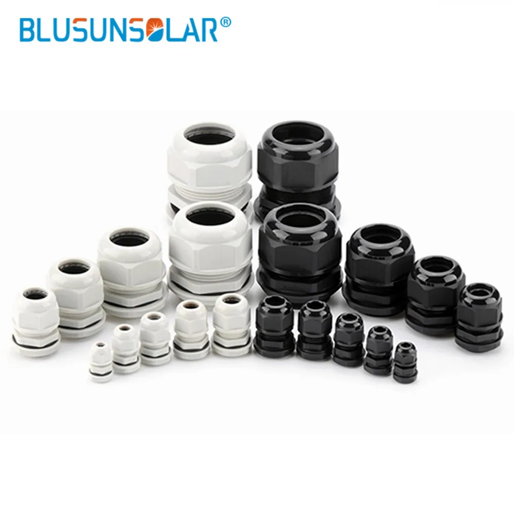 10Pcs White Nylon Cable Glands PG 7 9 11 16 19 21 High Quality IP68 Plastic Waterproof Connector Cable Sleeve Adjustable Joints