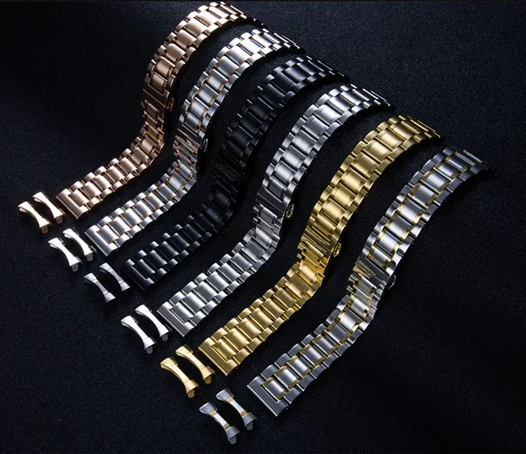 Premium Stainless Steel Watch Strap – Versatile Metal Wristband in Multiple Widths