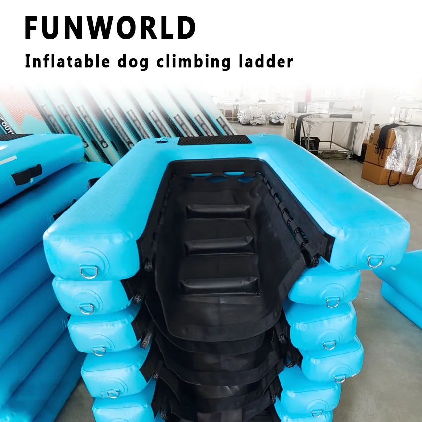 High Quality Inflatable Water Ramp Inflatable Floatation Dog Ramp For Pups To Easily Get Out Of The Water