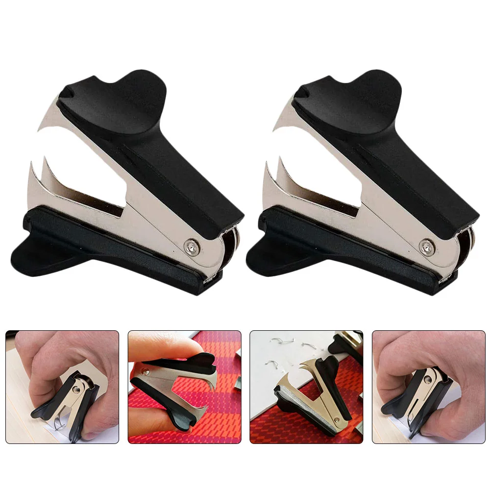 

3 Pcs Staple Tack Lifter Removal Tool Plastic Office Staples Puller Desktop for Home