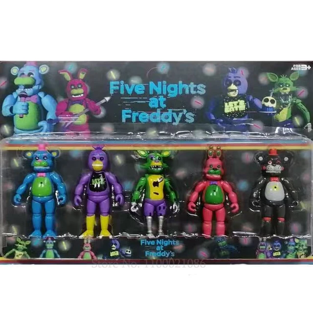 8 Pcs FNAF Anime Figures Freddy Fazbear Bear Action Figure PVC Q-version  Desktop Decor Collection Nightmare Boy Doll Model Toys - AliExpress