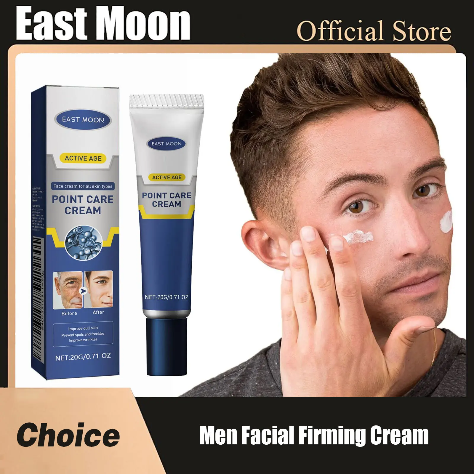 Face Cream Skin Cream East Moon Men Anti Aging Moisturizing Fade Dark Spots Melanin Nourishing Firming Brightens Skin Wrinkle Removal Face Cream face cream,skin cream