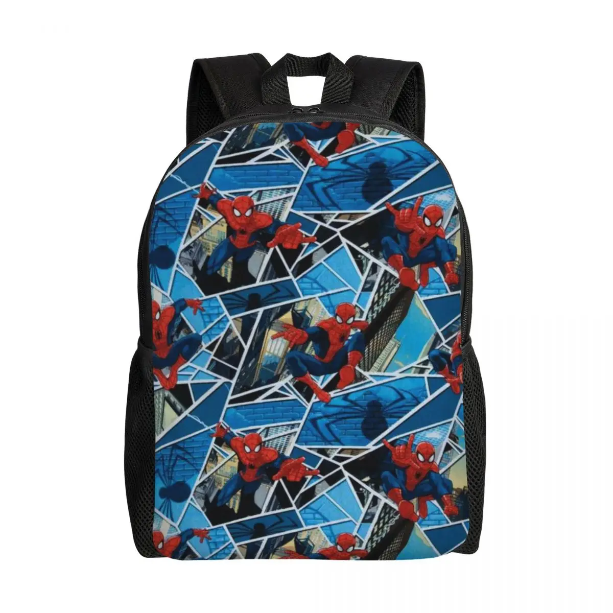 

Custom Spider Cobweb Hero Backpacks for Men Women Water Resistant College School Spider Man Bag Print Bookbag