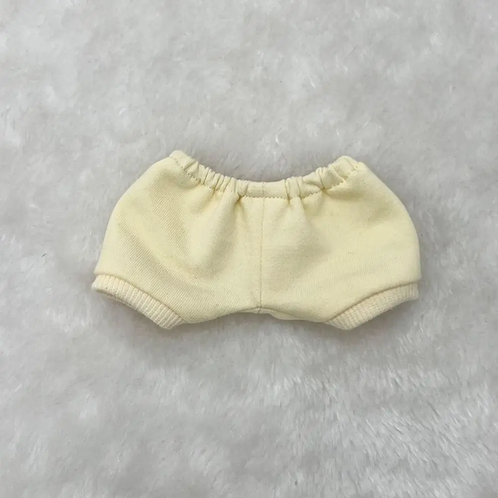 10CM Doll Pants Candy Color Casual Shorts Versatile Sport Trousers For 1/11 1/12 OB11 Dolls Wear Kids Toy Dolls Accessories