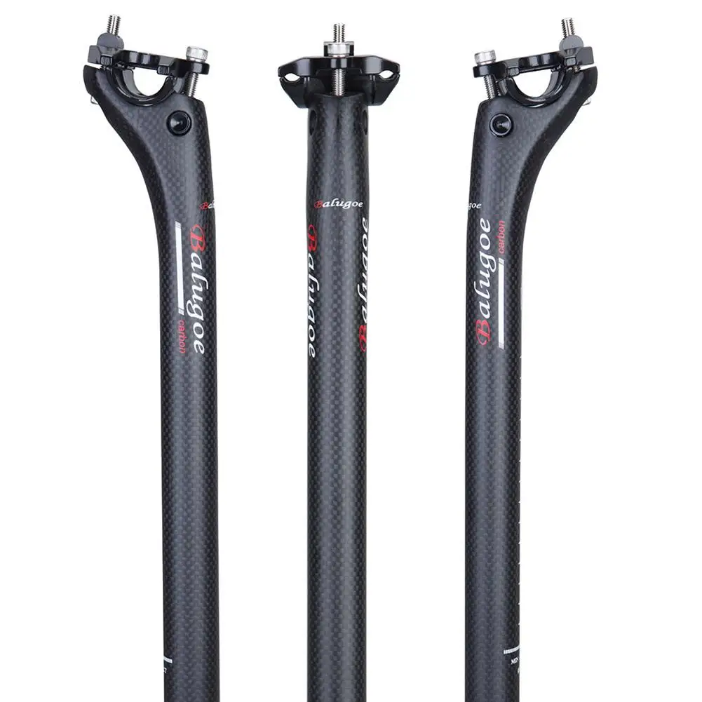 

1* Full Carbon Fiber-seatpost Rear Floating-seatpost 25.4 27.2 30.8 31.6mm For Road Bikes Mountain Bikes Folding Bikes