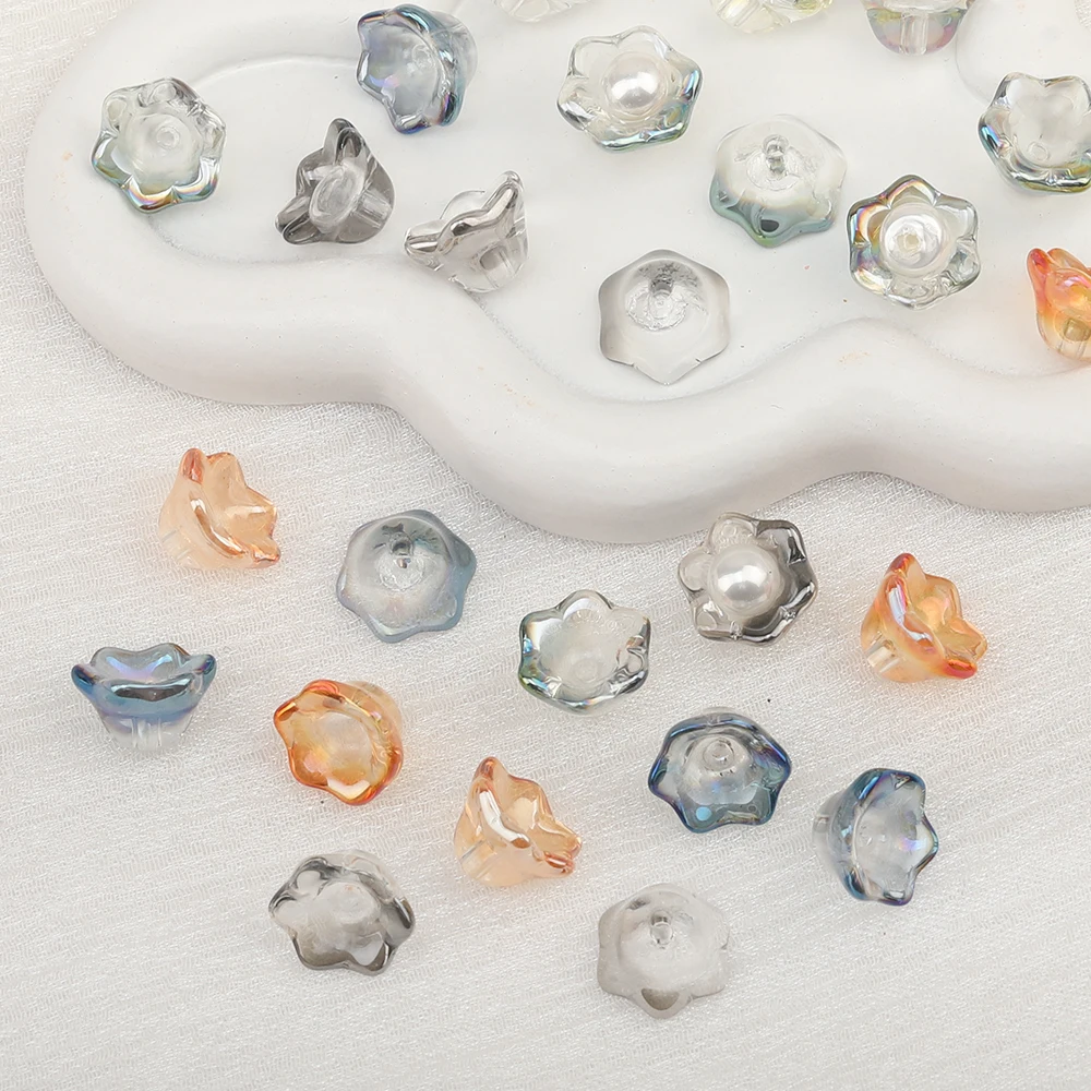 Cordial Design 7*11MM 650Pcs Crystal Material/DIY Beads Making/Flower Shapes/Jewelry Findings & Components/AB Plating/Hand Made - cordial