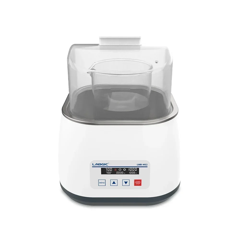 LABGIC 4.5L Single Hole Water Bath,Small Digital Display Heating Constant Temperature Water Bath Lab,PID Temperature Control