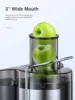 Qcen Juicer Machine, 800W Centrifugal Juicer Extractor with Wide Mouth 3” Feed Chute for Fruit Vegetable, Easy to Clean, Stainle 3