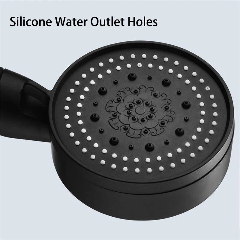 MIJIA 5 Modes Adjustable Black Bath Shower Head High Pressure Water Saving Shower Stop Water Shower head Bathroom Tool 3