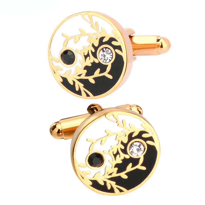 

Geometric Advanced Cufflinks Minimalist Business Wedding Party Gifts Korean Version Men's and Women's Shirts Cuff Accessories