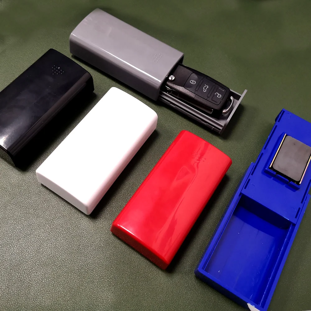 크리 에이 티브 마그네틱 블랙 키 안전 상자 자동차 키 홀더 숨겨진 스토리지 홈 오피스 자동차 트럭 캐러밴  상자에 대한 야외 은닉