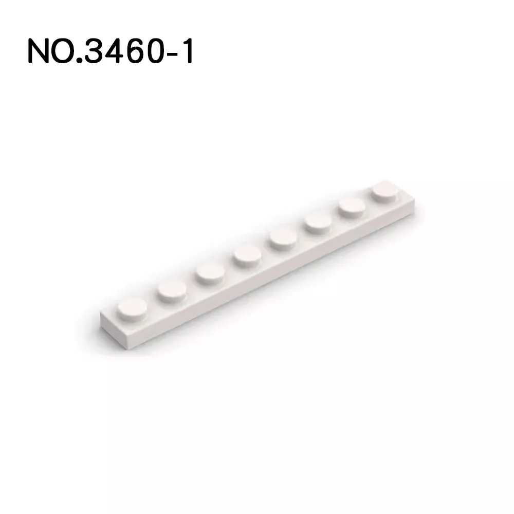 20pcs moc 3460 Platte 1x8 Ziegel Teile Bausteine Partikel DIY Kinder Gehirn Spiel Assmble Spielzeug Geburtstags geschenk – Detail 4