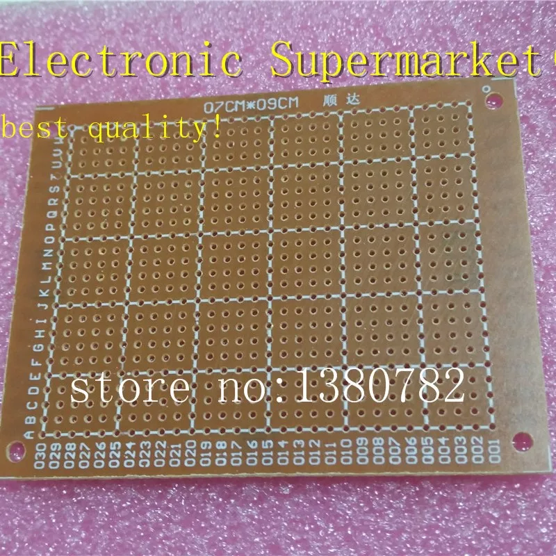 무료 배송 50pcs/lost PCB 7x9cm 7*9 cm DIY 프로토 타입 종이 PCB 범용 실험 매트릭스 회로 기판 재고 있음