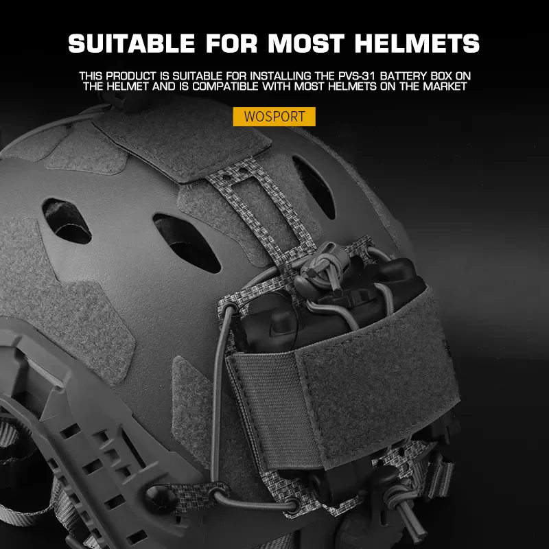 PVS31 NVG Battery Pouch Helmet Battery Storage Pouch Helmet Pack Dummy AN/PVS31 Box Model