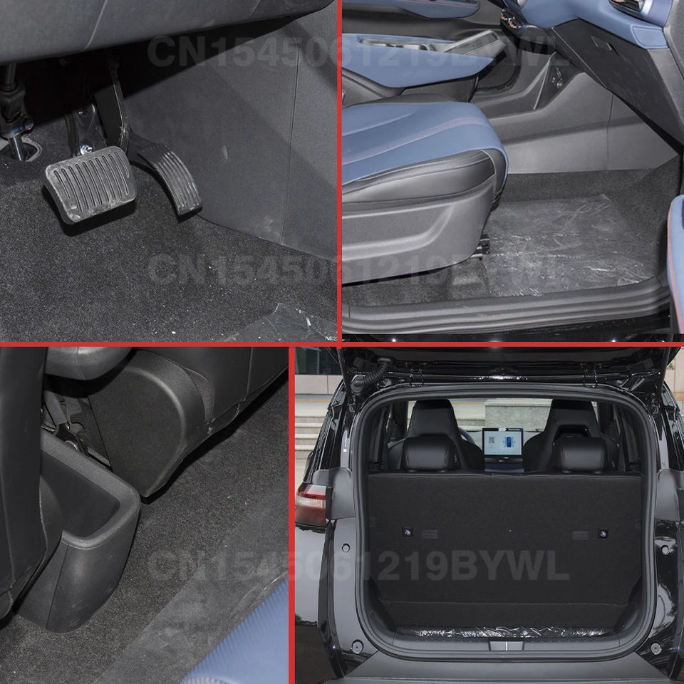 Tapis De Coffre (EVA, Beige) 🚀 Pour BYD Seagull 2023- – Personnalisez Votre Voiture | DDTuning