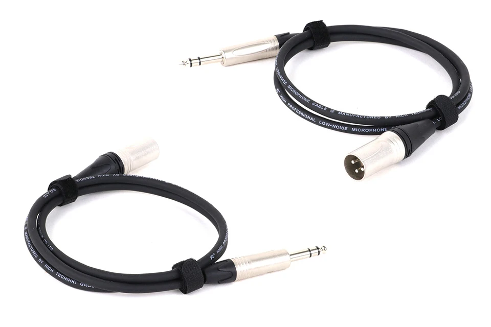 Xlr männlich bis 6,35 6,5 trs symmetrisches Audio kabel xlr Kanone Stereo Karon Mikrofon Mischpult Soundkarte Verlängerung leitung – Detail 4