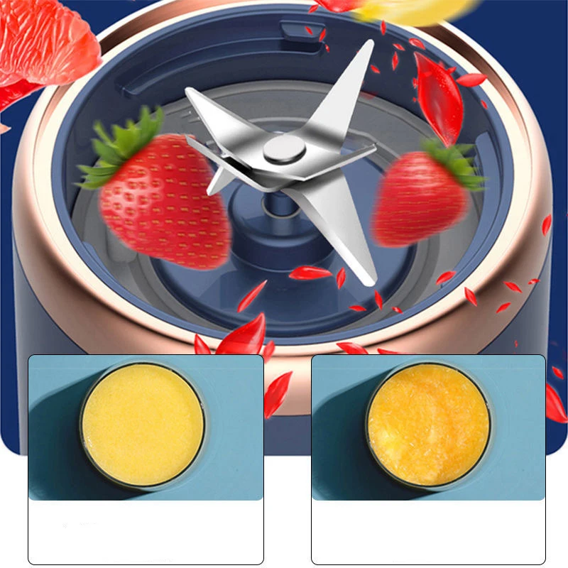 1pc Portable Electric Small Juice Extractor Household Multi Function Juice Cup Mixing And Auxiliary Food