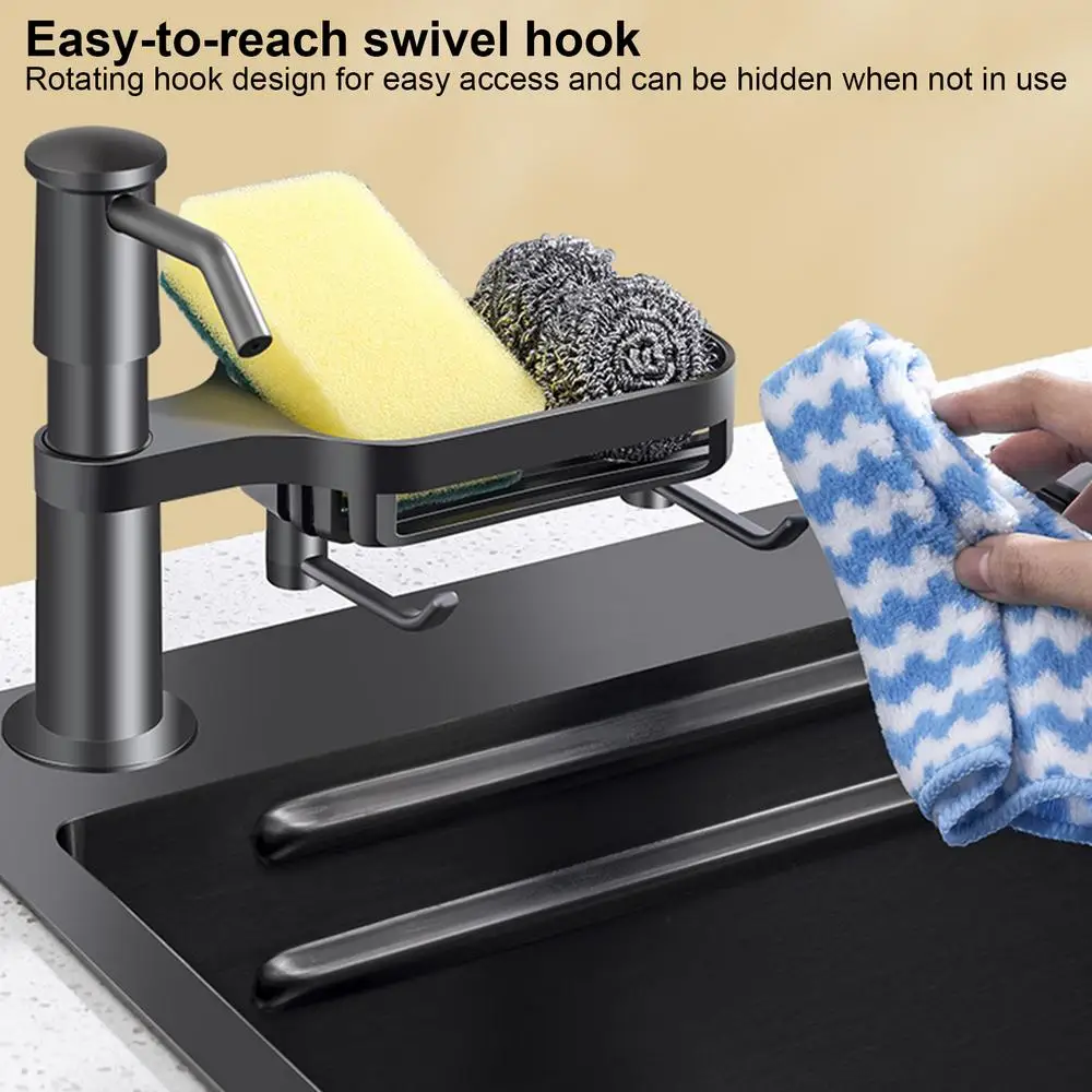 Description Picture 4 of itemSaponin Dispenser Pump Under Sink Countertop Cleaner Pump Free Rotation Dish Saponin Pump Head Kitchen Sink Dispenser For Hand