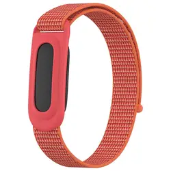 Breathable Sport Silicone Watch Strap - Durable Rubber Bracelet Wristband (Rose Red)