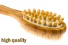 Bath Blossom Bamboo Body Brush for Back Scrubber Natural Bristles Shower Brush with Long Handle Dry Brushing 4