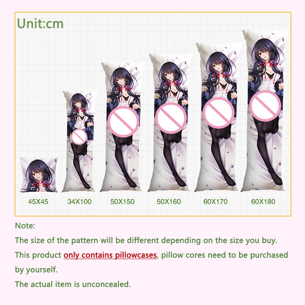 Hololive Vtuber Dakimakura Anime Cosplay Hugging Body Double Side Print  Pillow Cover Soft Bedding Pillowcase Pillow Case Gifts - Costume Props -  AliExpress